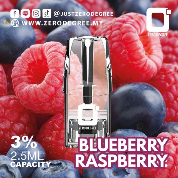 BLUEBERRY RASPBERY-zero degree pods