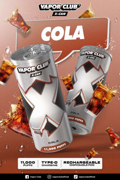 Vapor Club X-can Cola