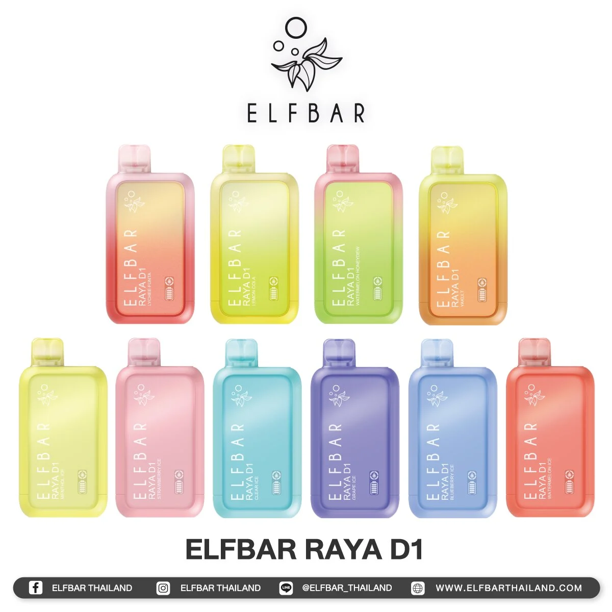 ELFBAR RAYA D1 13000 PUFF - Image 1