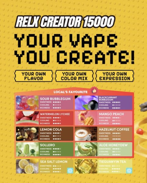 RELX CREATOR 15000 CARTRIDGE