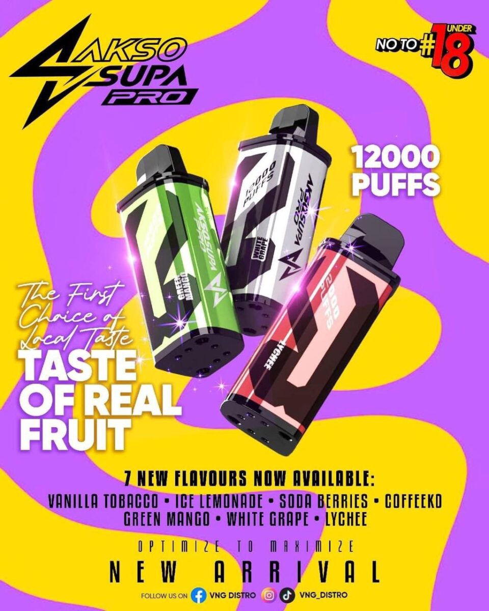AKSO SUPA PRO CARTRIDGE 12K PUFFS - Image 2