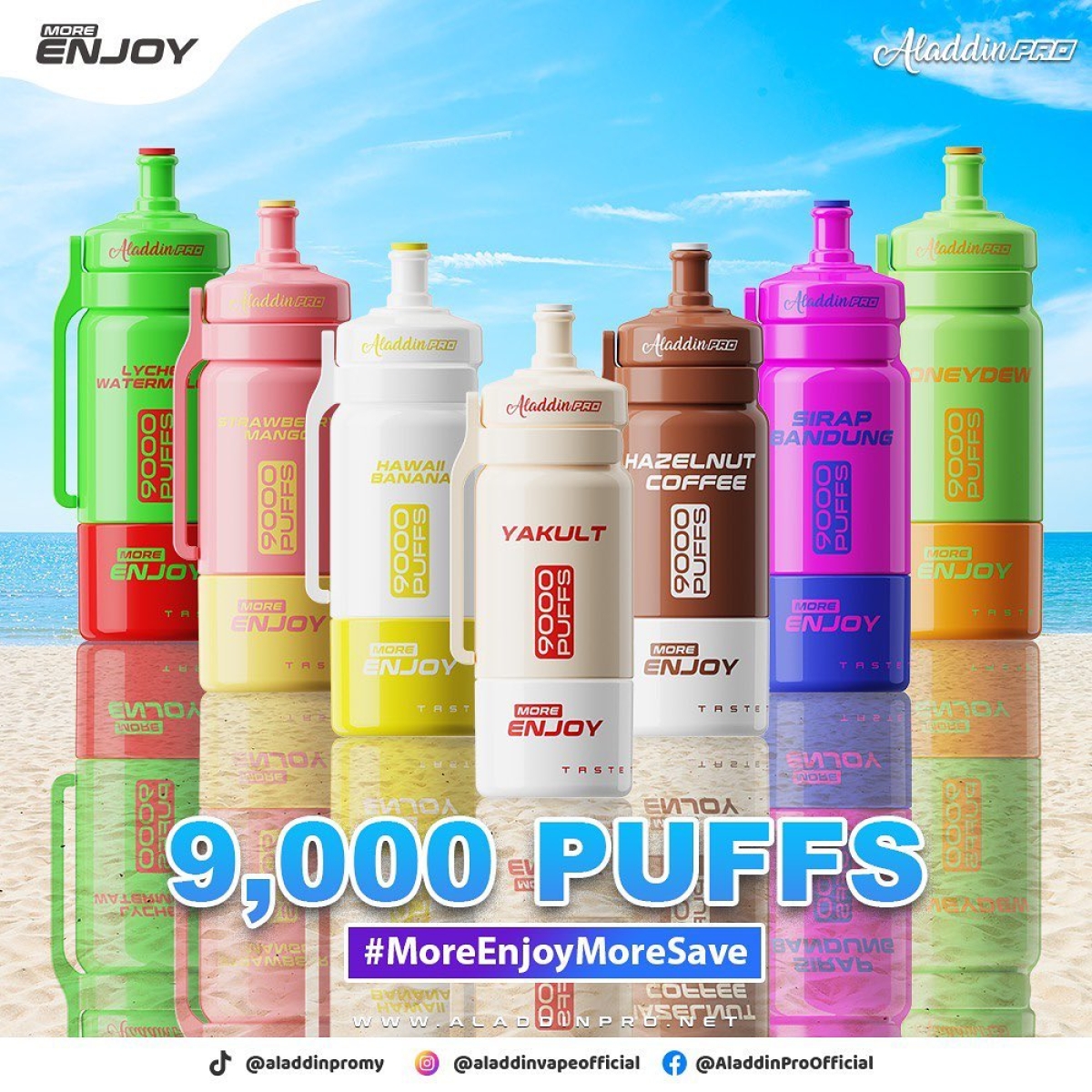 ALADDIN 9000 PUFF SET - Image 1