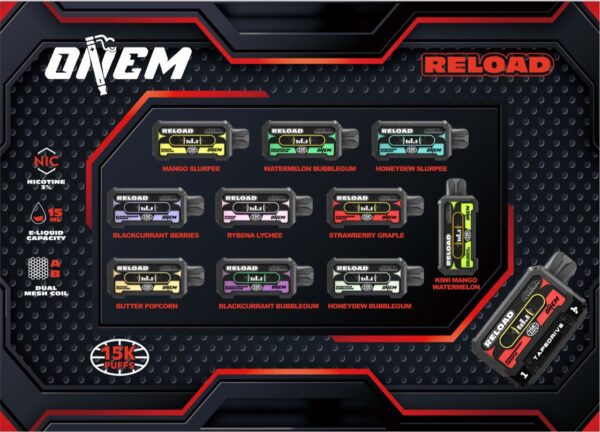 ONEM RELOAD 15000 PUFF CARTRIDGE( COMPETIBLE OFFGIRD / UNPLUG